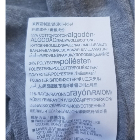 Under Armour T Shirt Medium Loose Fit Gray Patriotic Home of The Brave July 4th - Picture 9 of 10